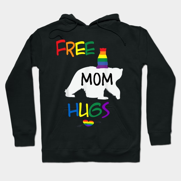 Free Mom Hugs Hoodie by lostbearstudios